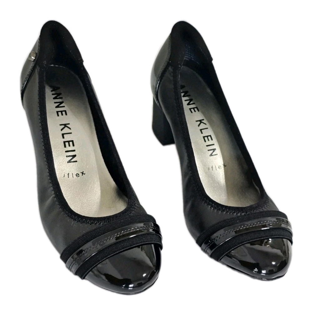 Anne Klein Black Ballet Style Block Heel iflex Guardian